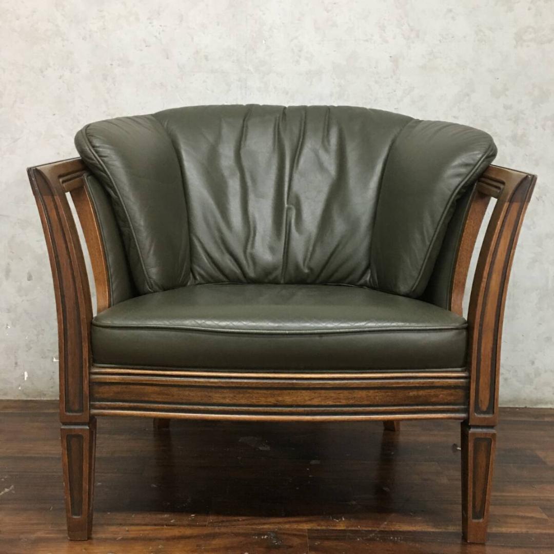 maruni マルニ 地中海ロイヤル  シャルル 1人掛けソファ 本革