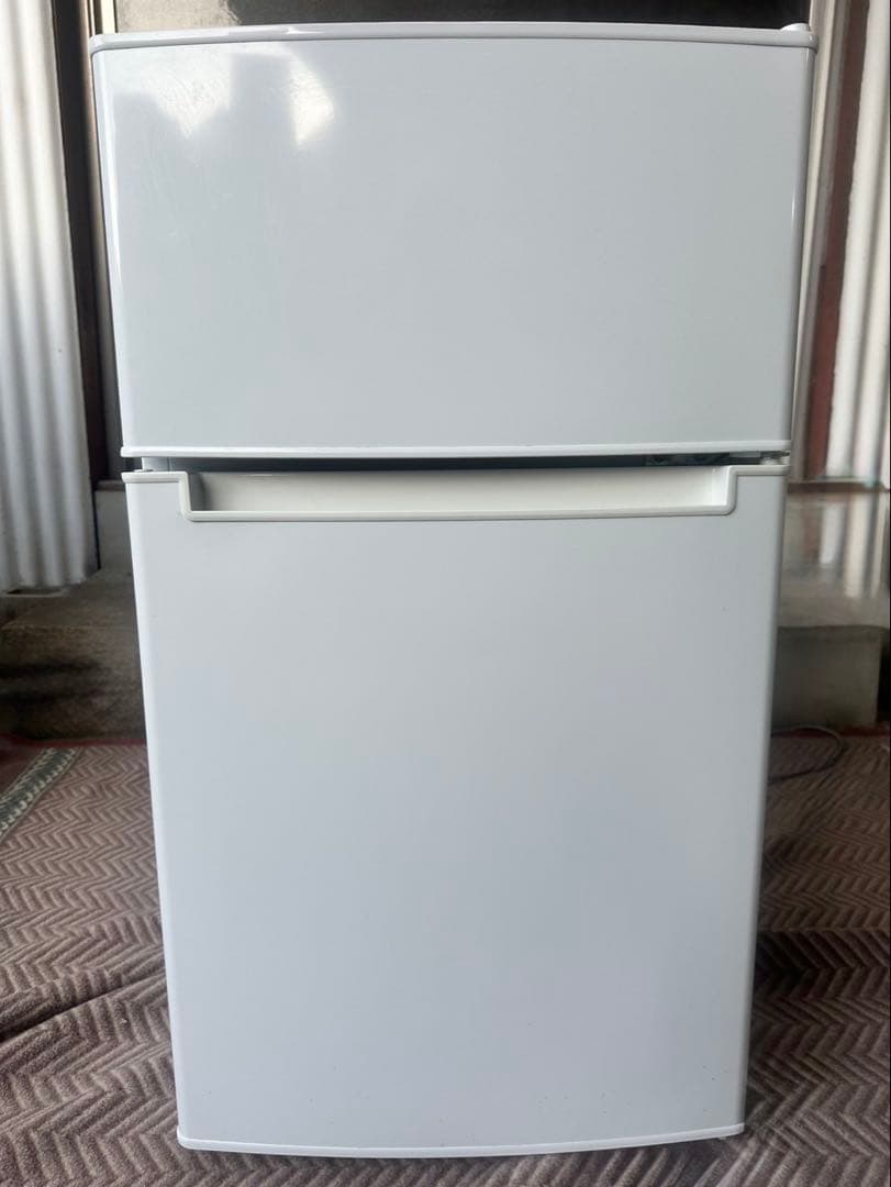 ホワイト トップフリーザー冷蔵庫
