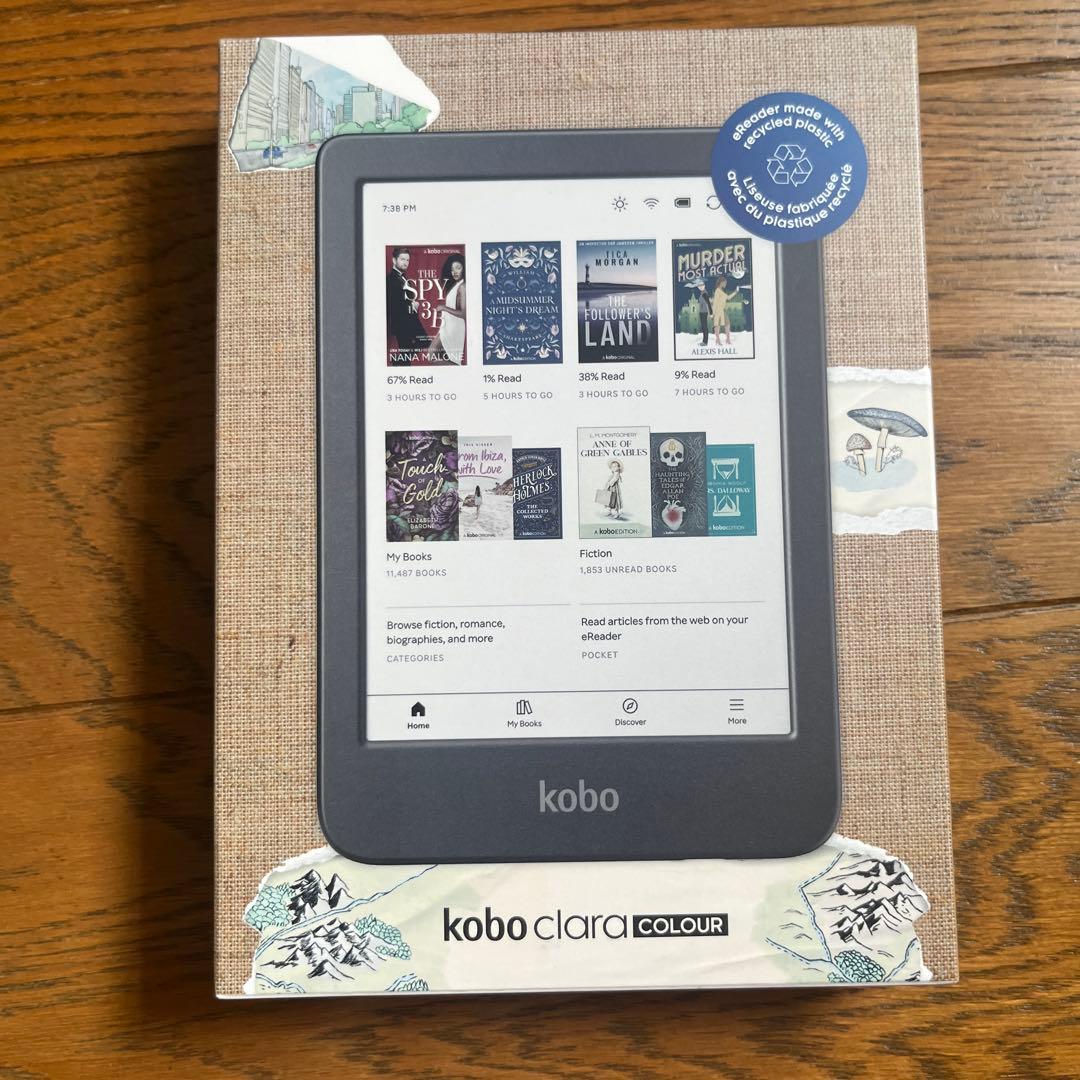 楽天Kobo Clara Colour ブラック N367-KJ-BK-S-CK