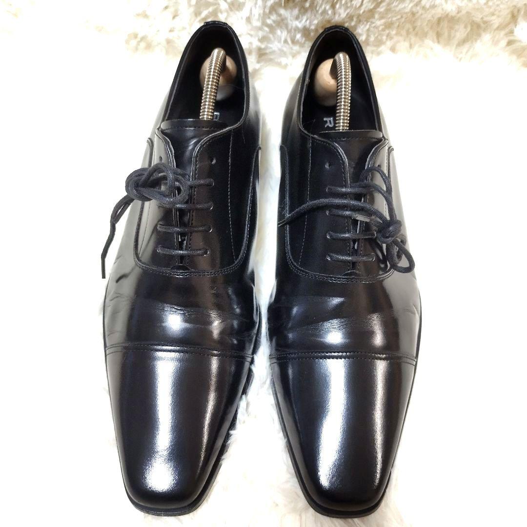 REGAL リーガル ストレートチップ ブラック 黒 内羽根 25cm ビジネス