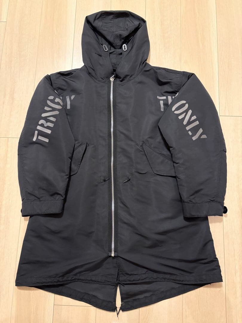 【即発送】【美品】N.HOOLYWOOD STUDIOUS別注 モッズコート 黒