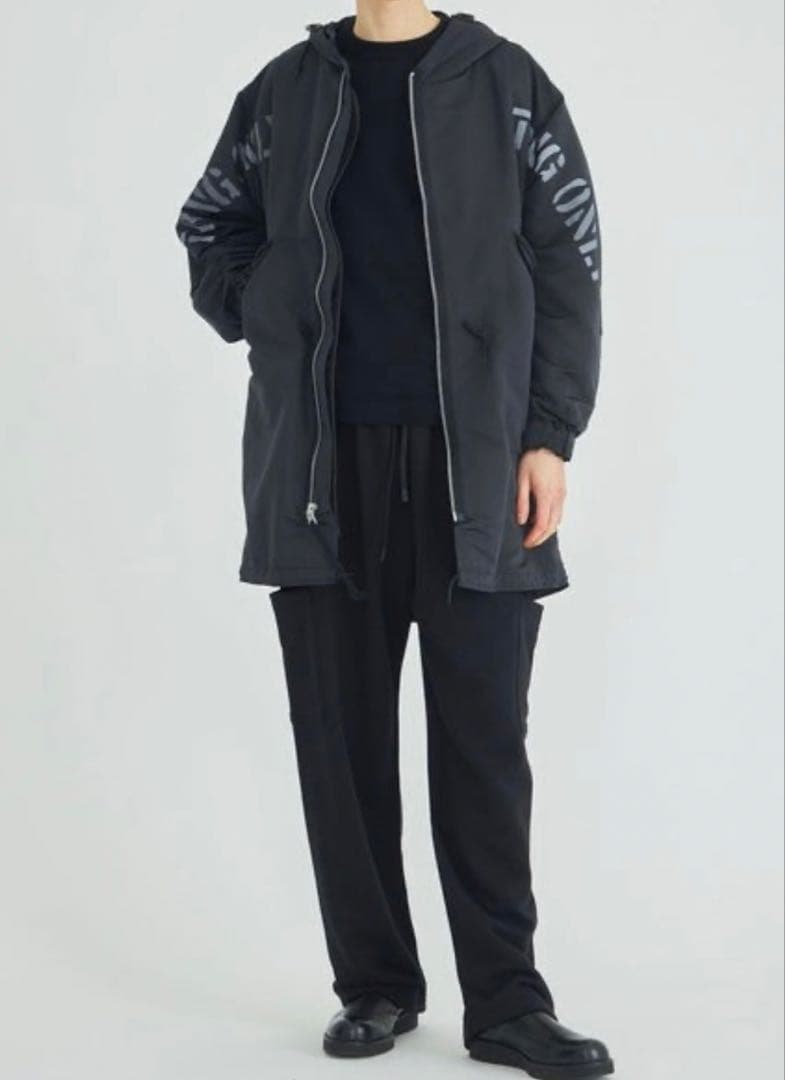 【即発送】【美品】N.HOOLYWOOD STUDIOUS別注 モッズコート 黒