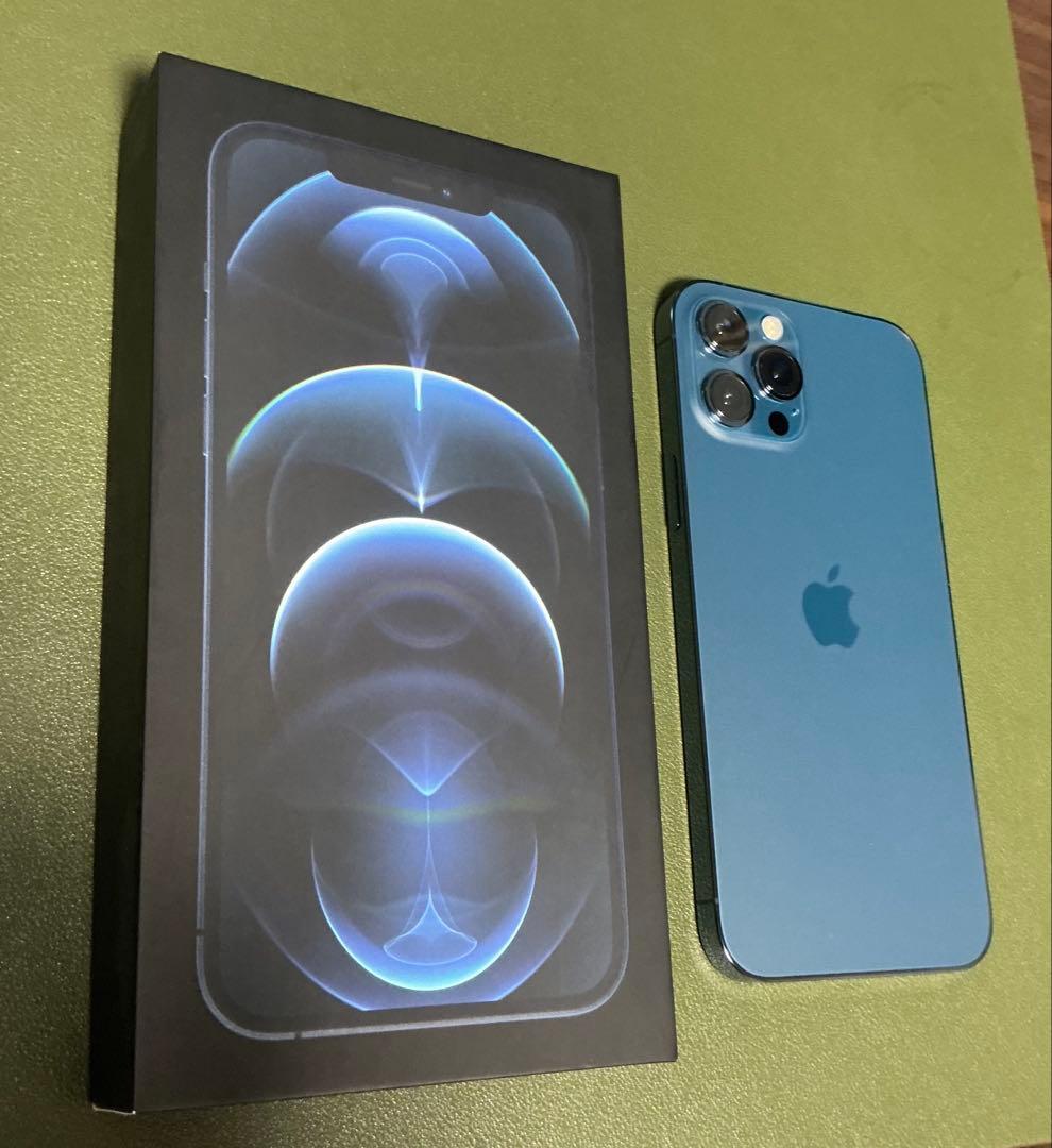 Apple iPhone 12 Pro Maxパシフィックブルー 本体