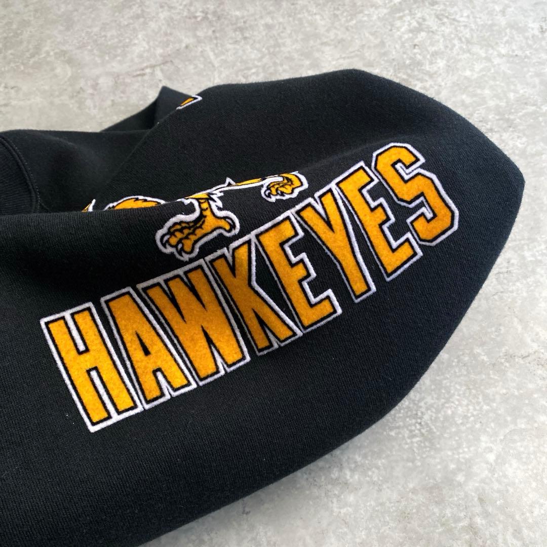 貴重 80s ラッセル フロッキー スウェット USA製 黒 ブラック XL