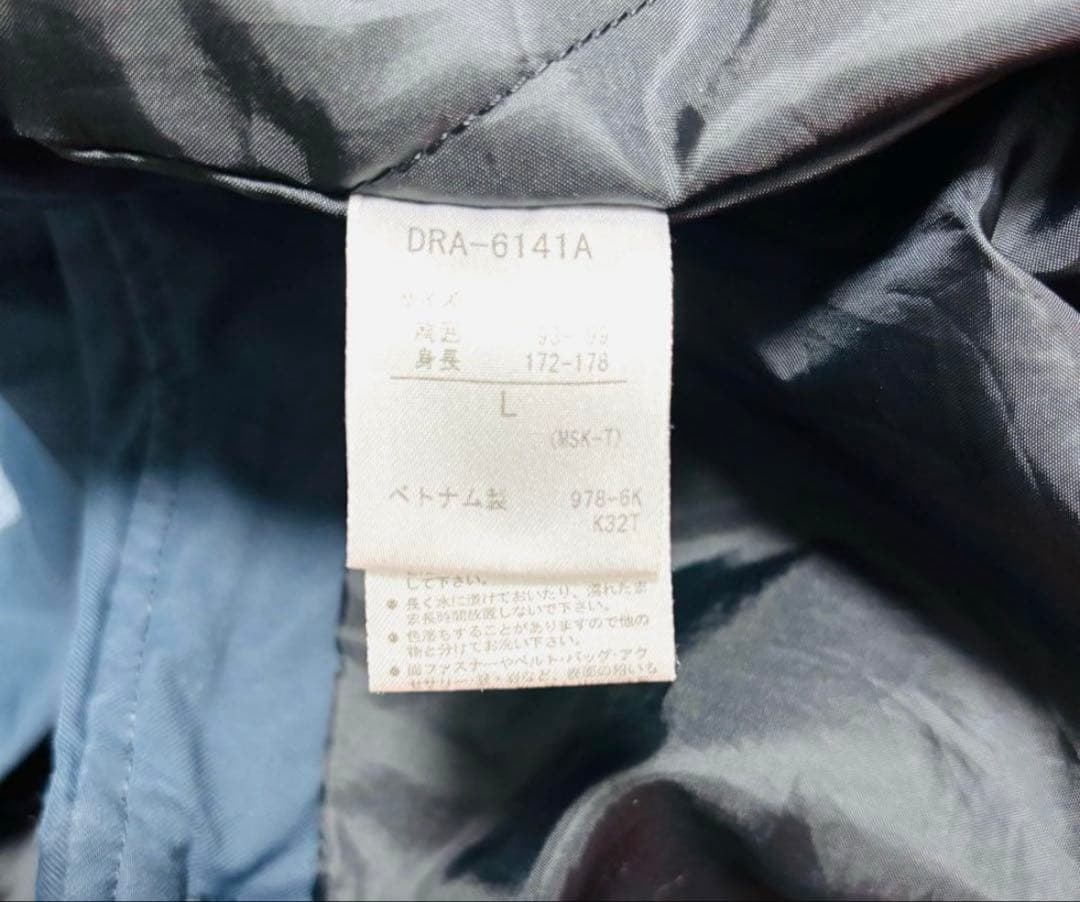 デサント　メンズ　スキーウェア　上下セット　HEAT NAVI グレー　赤　L