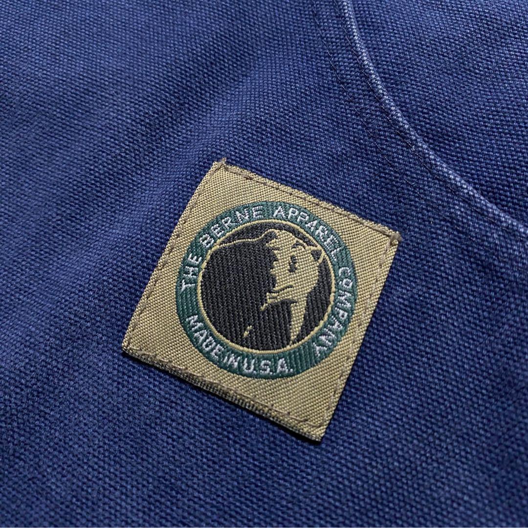 【着画あり】90s襟コーデュロイダックジャケットUSAネイビートラディショナル