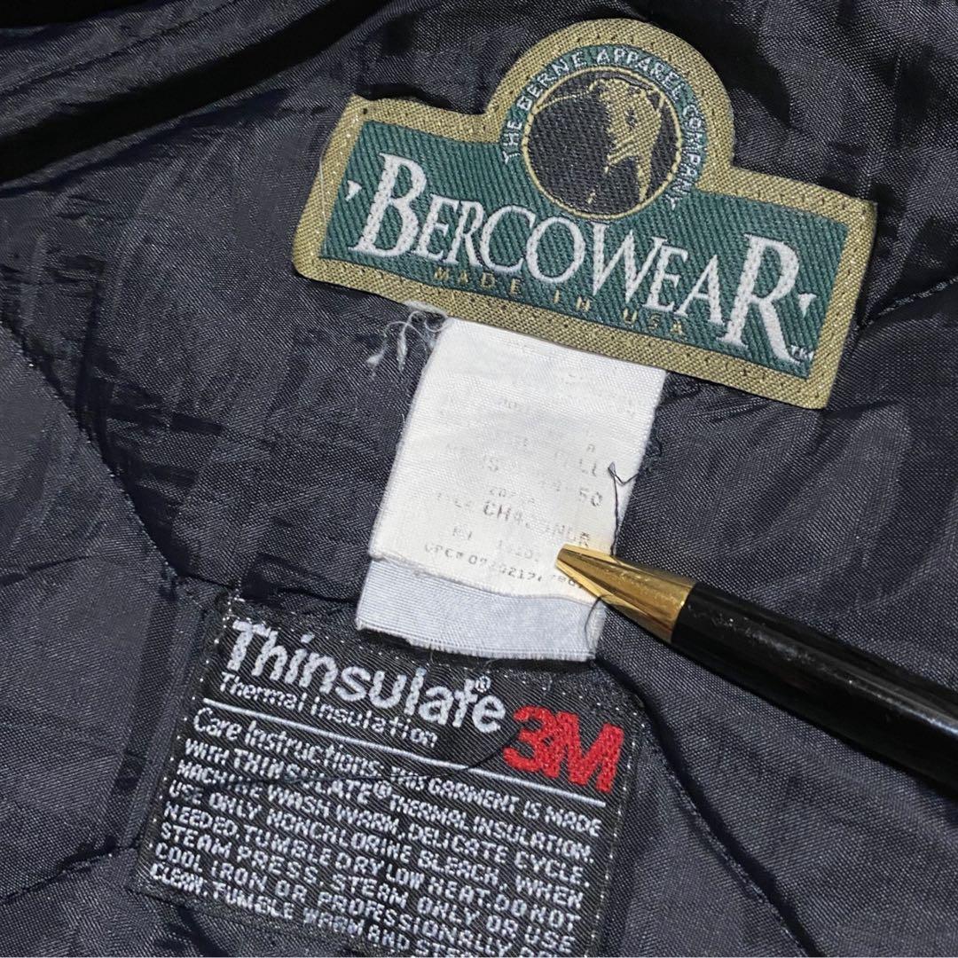 【着画あり】90s襟コーデュロイダックジャケットUSAネイビートラディショナル