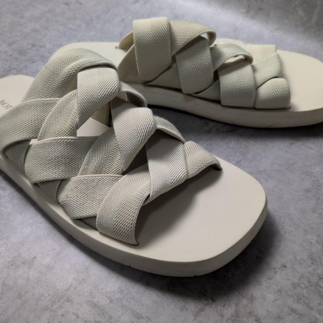 【即決値下】ボッテガべネタ サンダル サイズ41 / 26cm相当 ベージュ