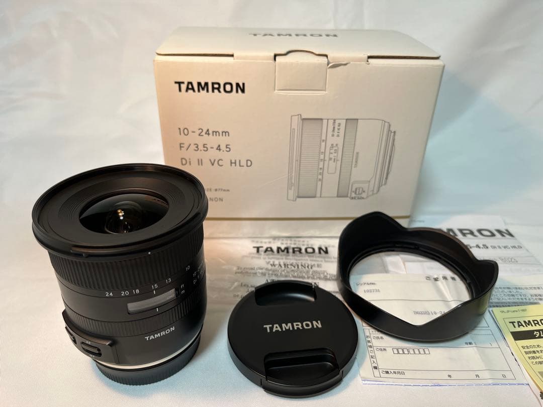 レンズ(ズーム) tamron 10-24mm F3.5-4.5 Di II VC HLD EF