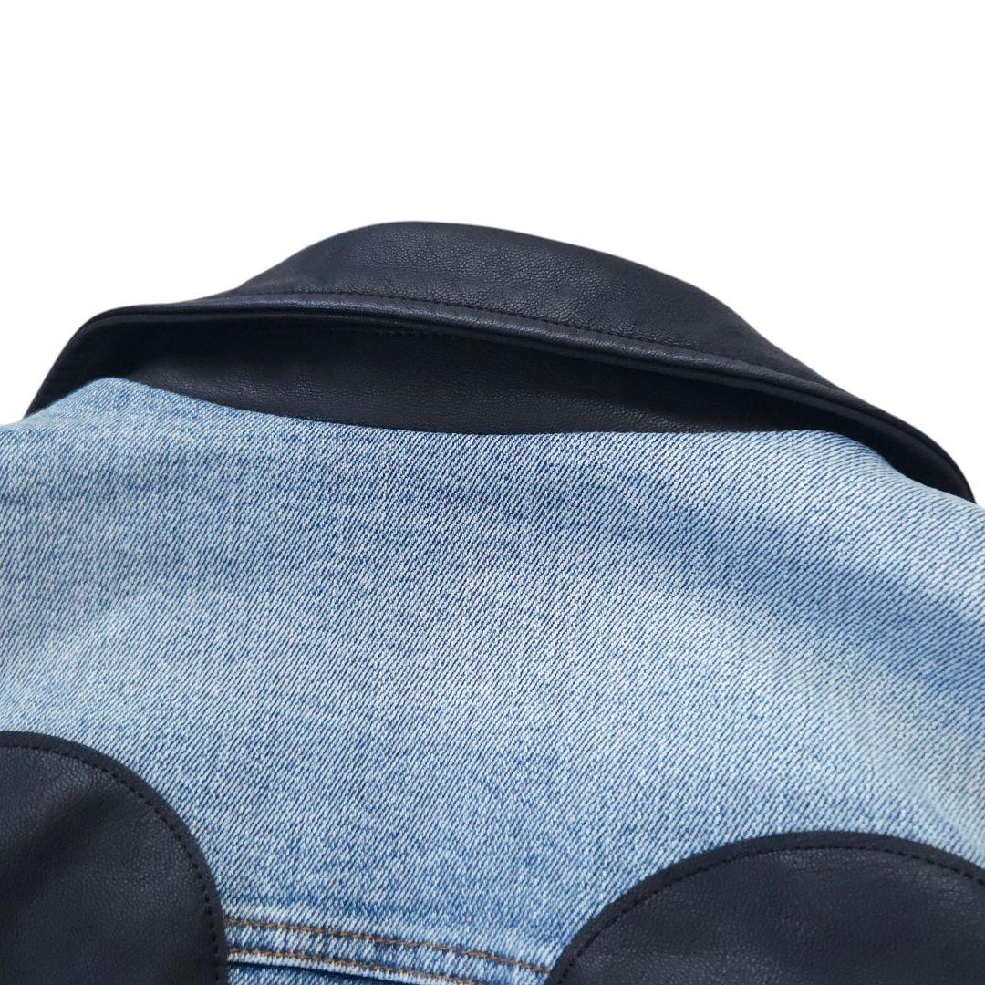 Desigual × Disney ハイブリッドデニムライダース M 極美品