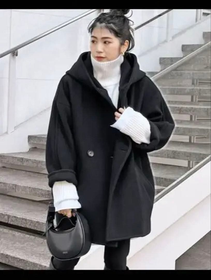 AP STUDIO モッサオーバーフーディコート　38サイズ