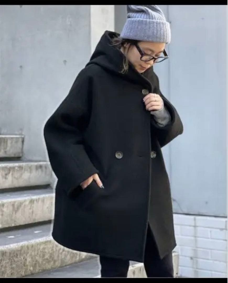 AP STUDIO モッサオーバーフーディコート　38サイズ