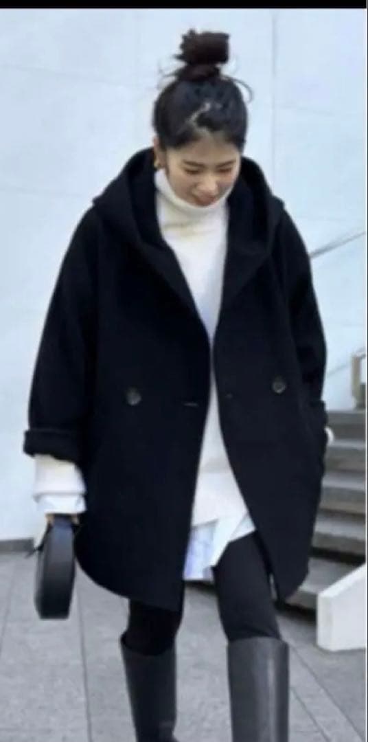 AP STUDIO モッサオーバーフーディコート　38サイズ