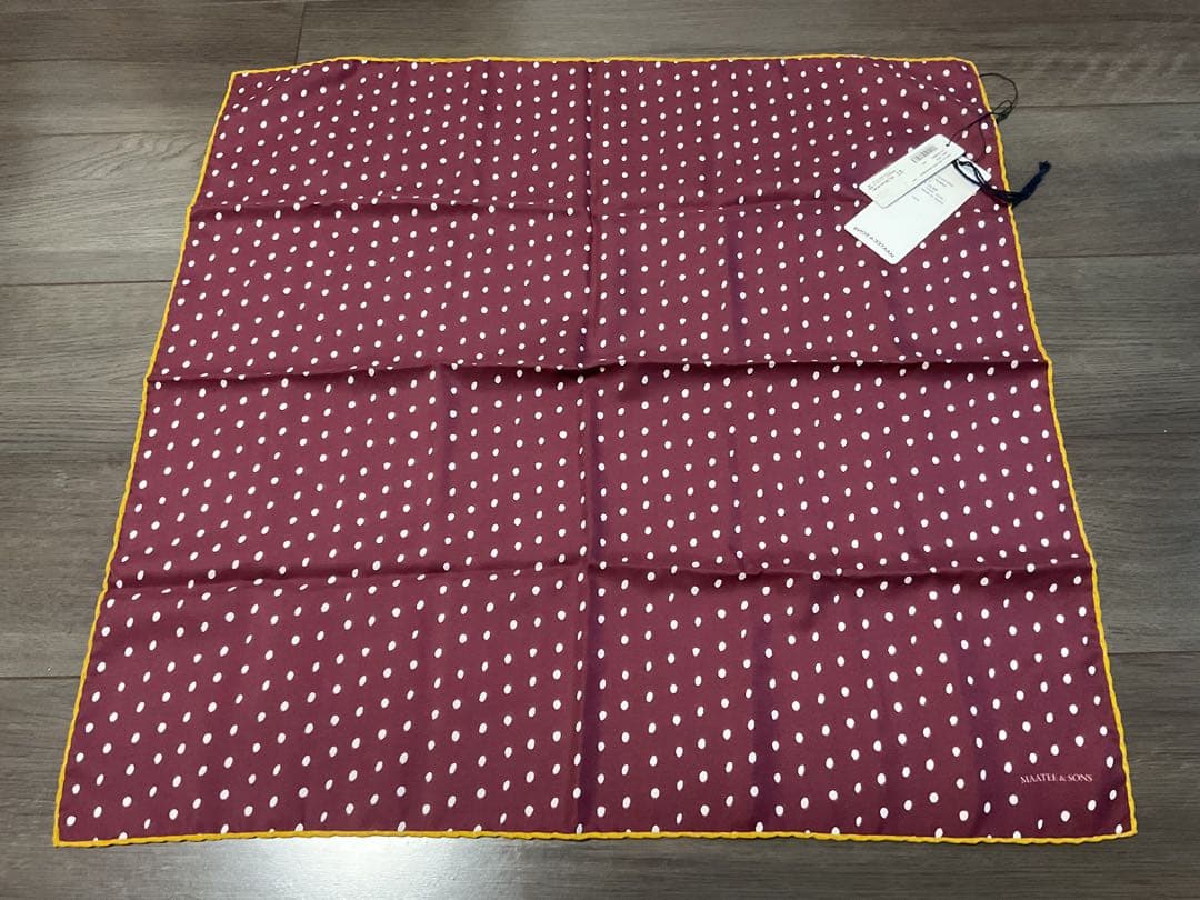 MAATEE&SONSシルクスカーフ未使用