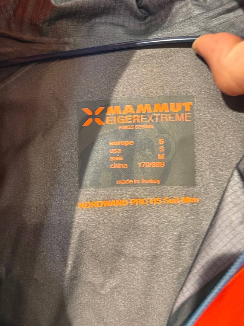 マムート　BC NORDWAND PRO HS Suit Men S/M
