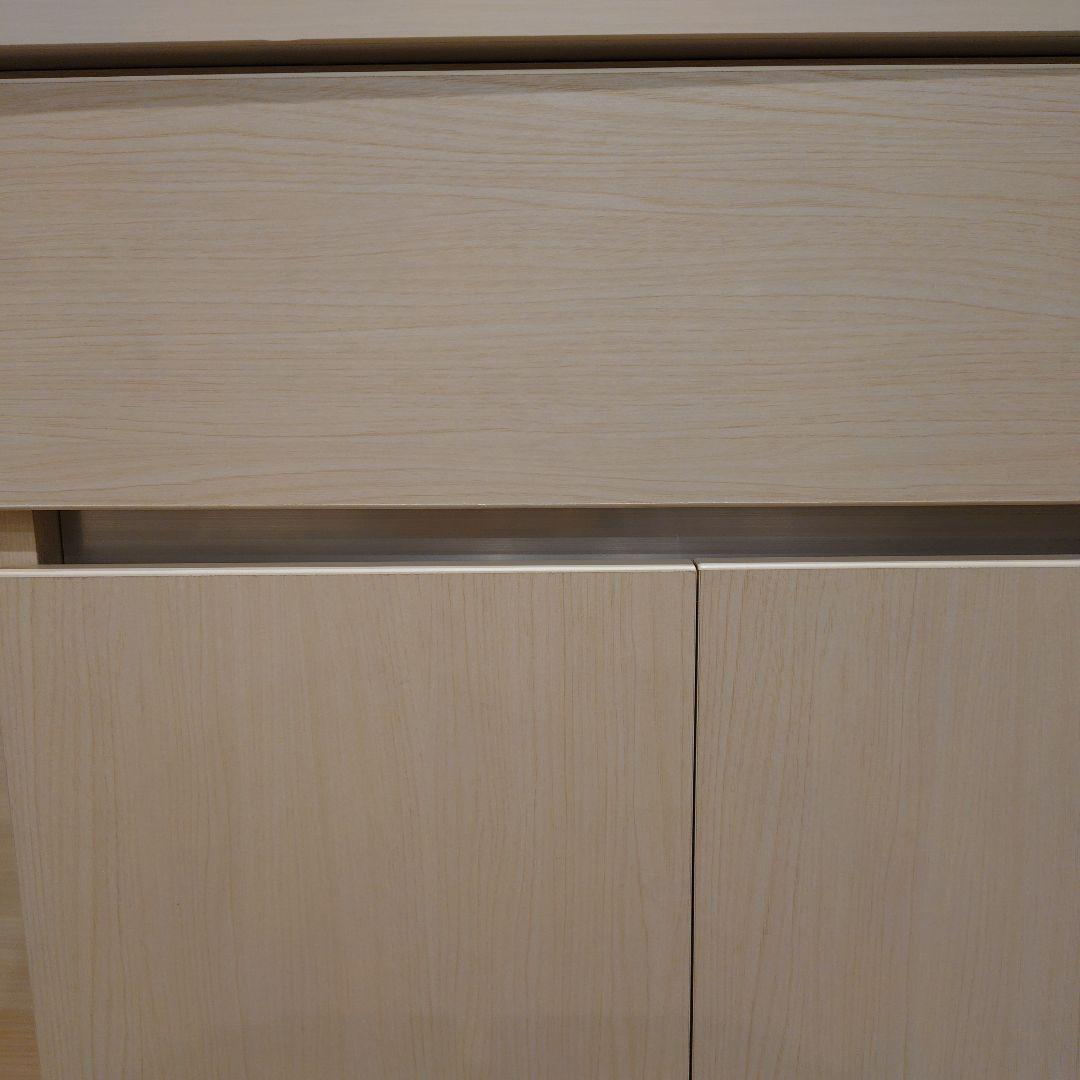 キッチンカウンター ホワイト木目 土井インテリヤ工業