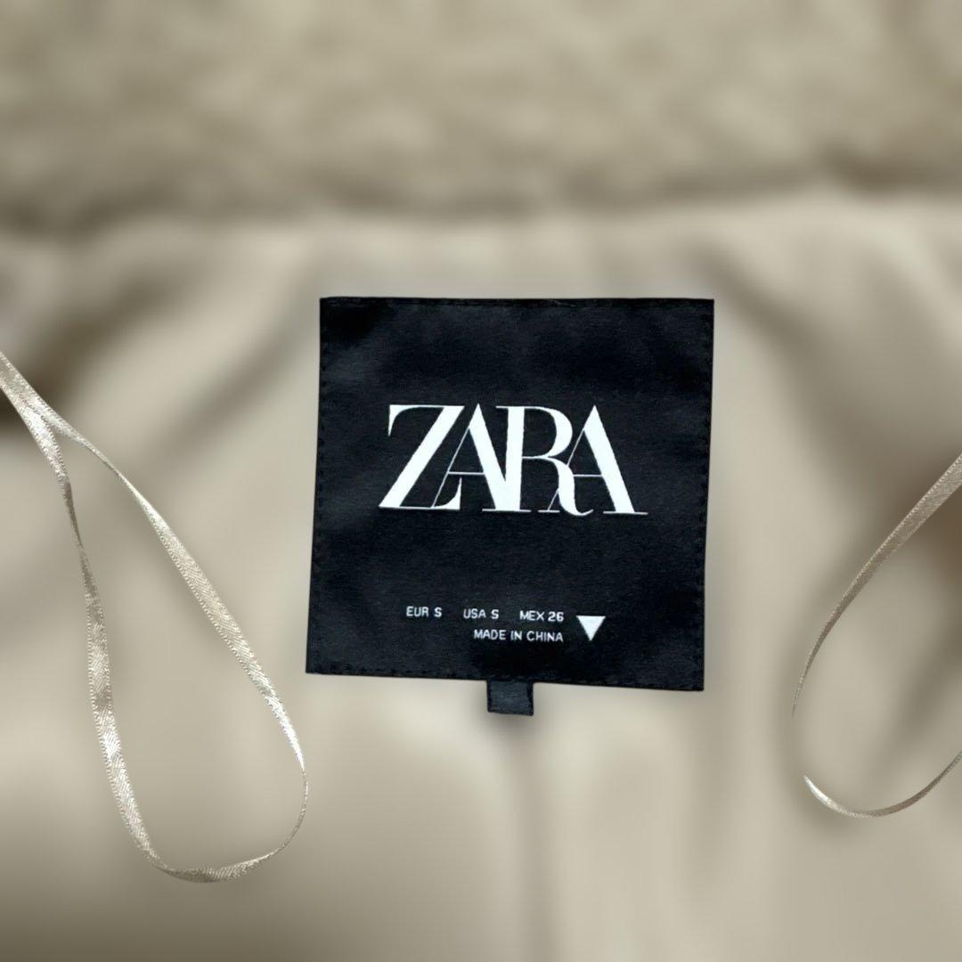 M*o様 ZARA エクストラロングフェイクボアコート　テディベアコート