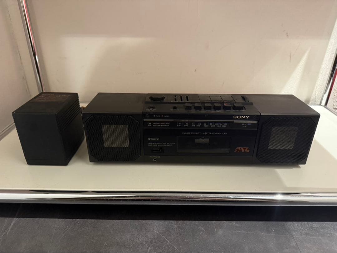 希少 SONY ZXー7 AM FM ステレオカセットレコーダー