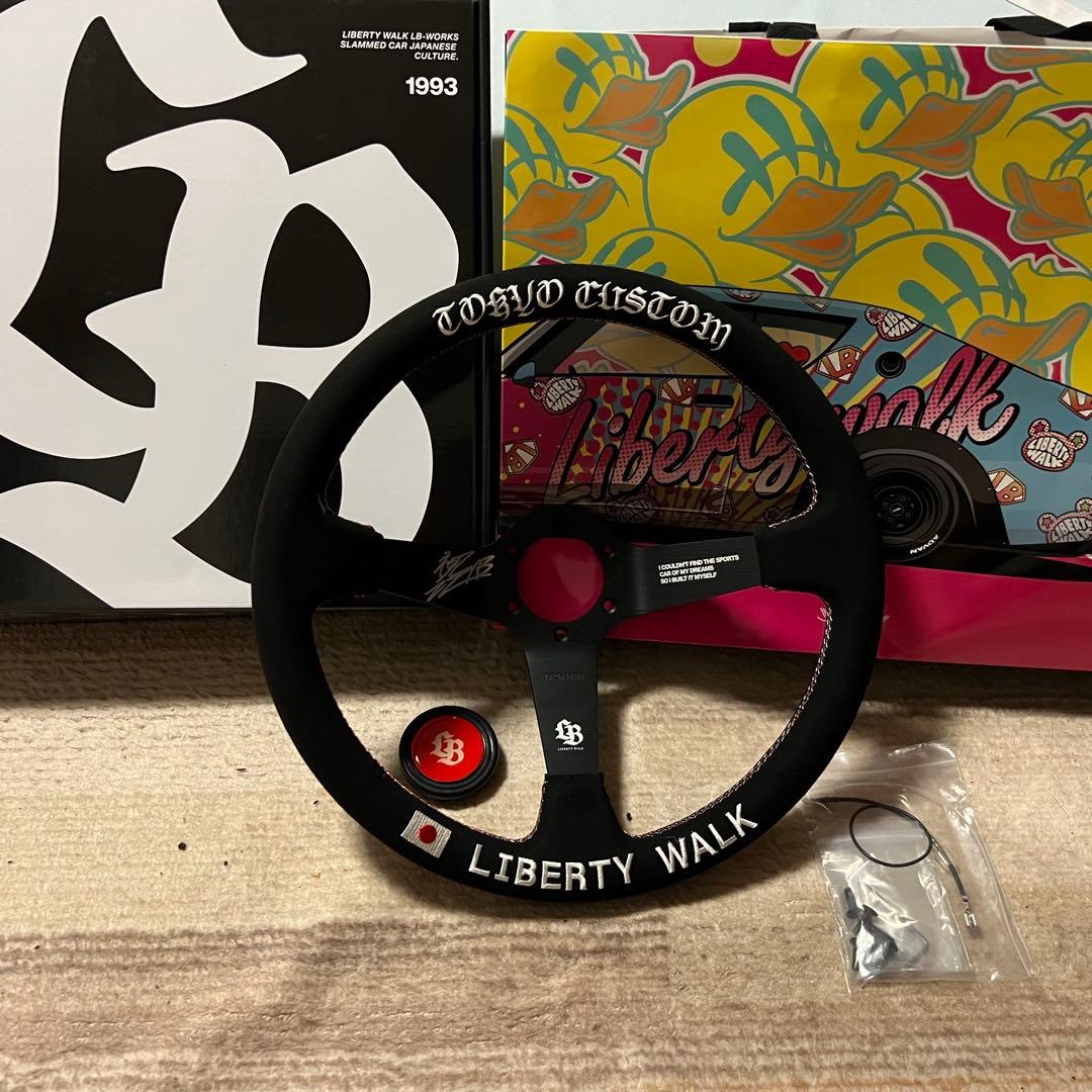 LIBERTY WALK ステアリングVer.3 加藤会長直筆サイン入り！