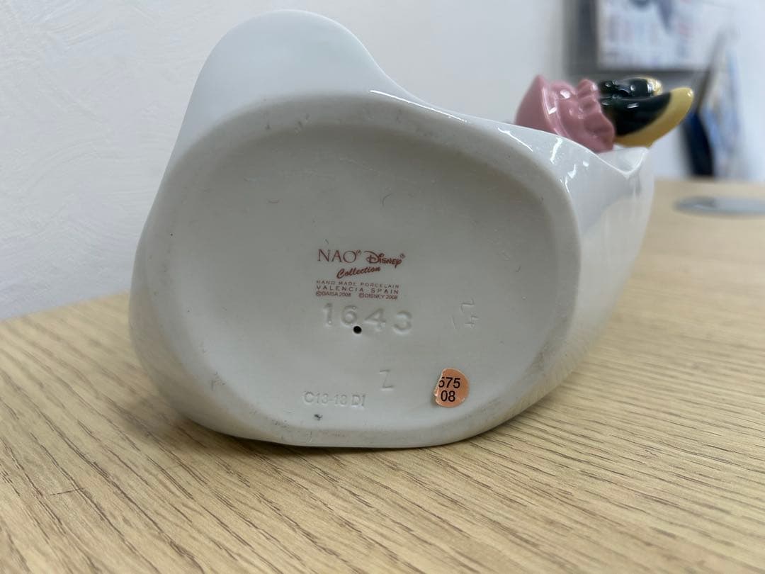 『リヤドロ・　NAO 　ミニーの親友』陶器置物　ナオ・ディズニーシリーズ