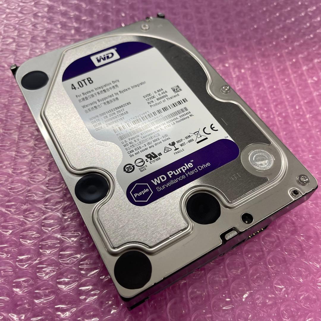 WD Purple 4TB WD40PURX 8575h 良品
