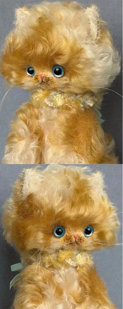 キャラメルシュガー仔猫 アーティストベア 海外作家様 ハンドメイド ぬいぐるみ