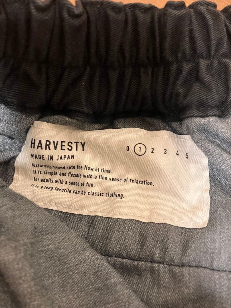 HARVESTY サーカスパンツ ブラック size1