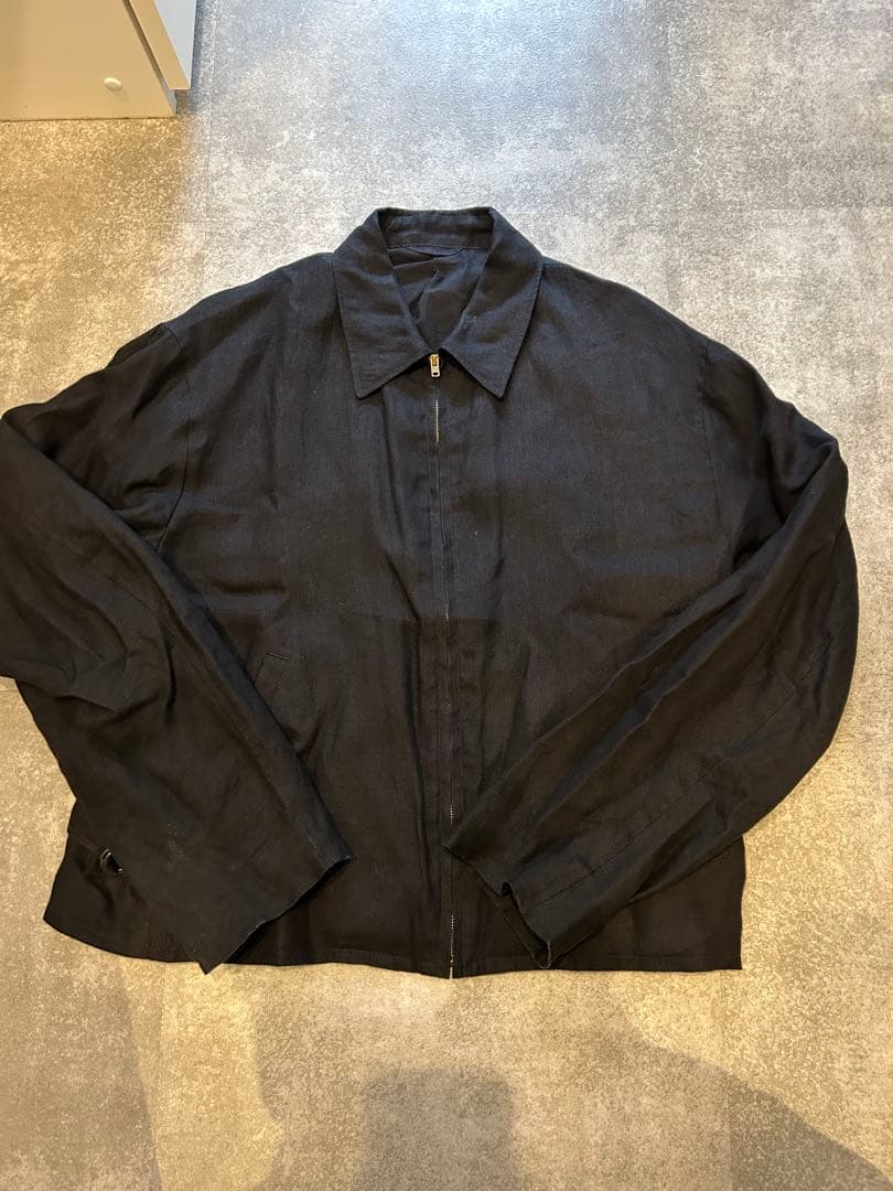 試着のみ　24ss COMOLI コモリ　カナパジップショートジャケット　3