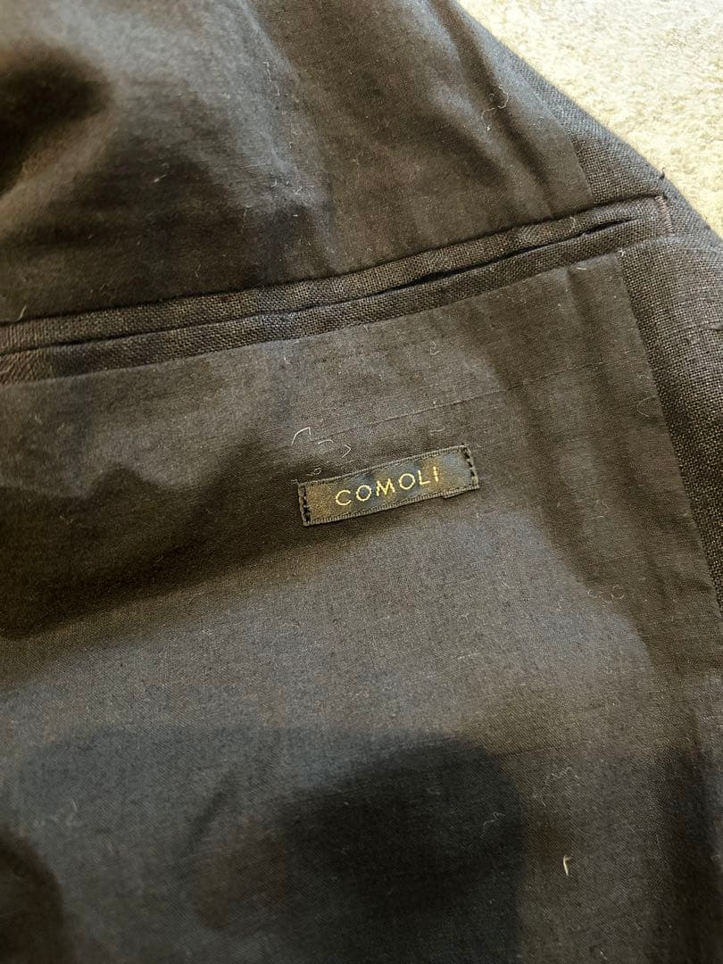 試着のみ　24ss COMOLI コモリ　カナパジップショートジャケット　3