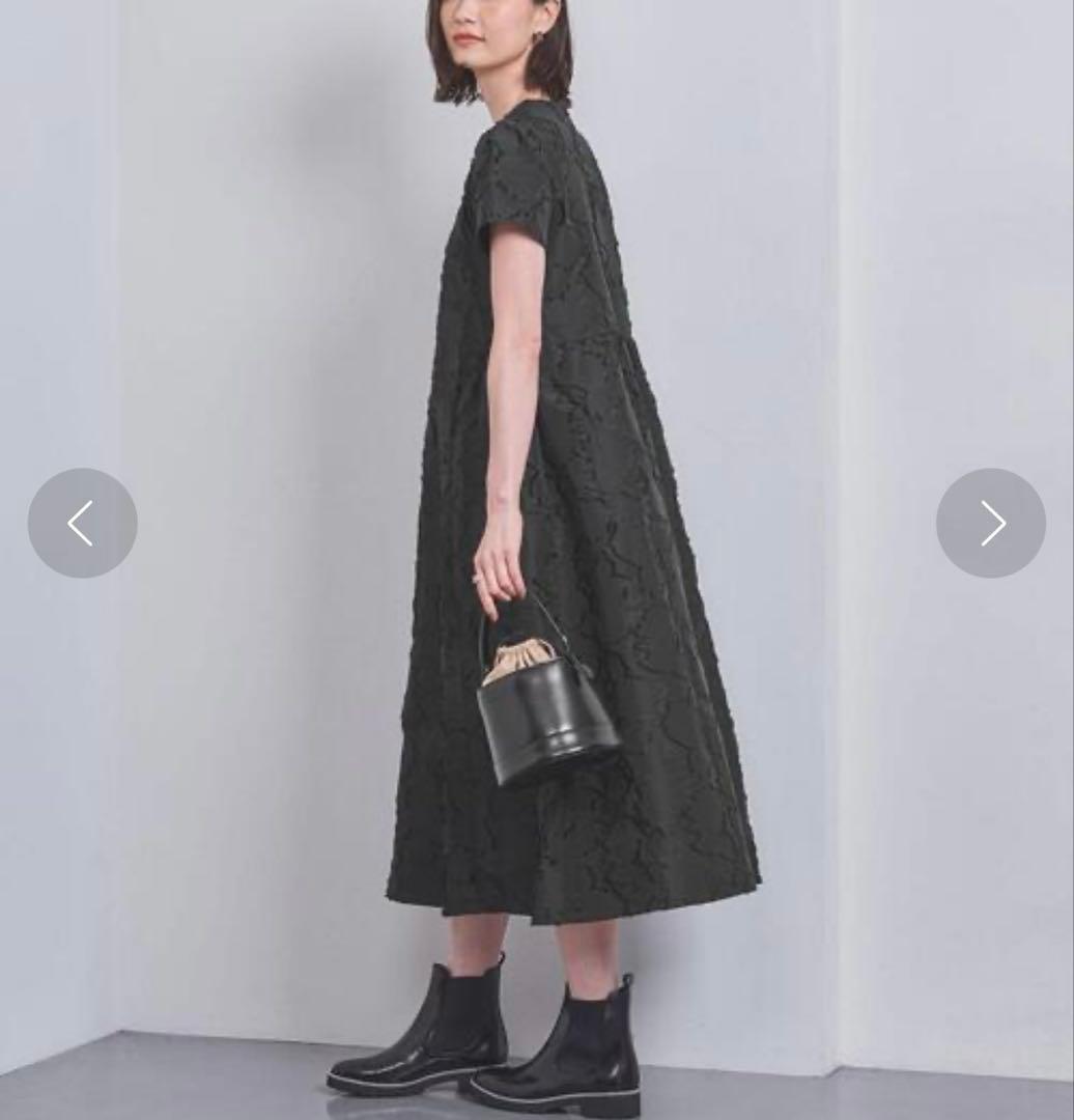 aiaiUNITED ARROWS /ジャカードショートスリーブワンピース