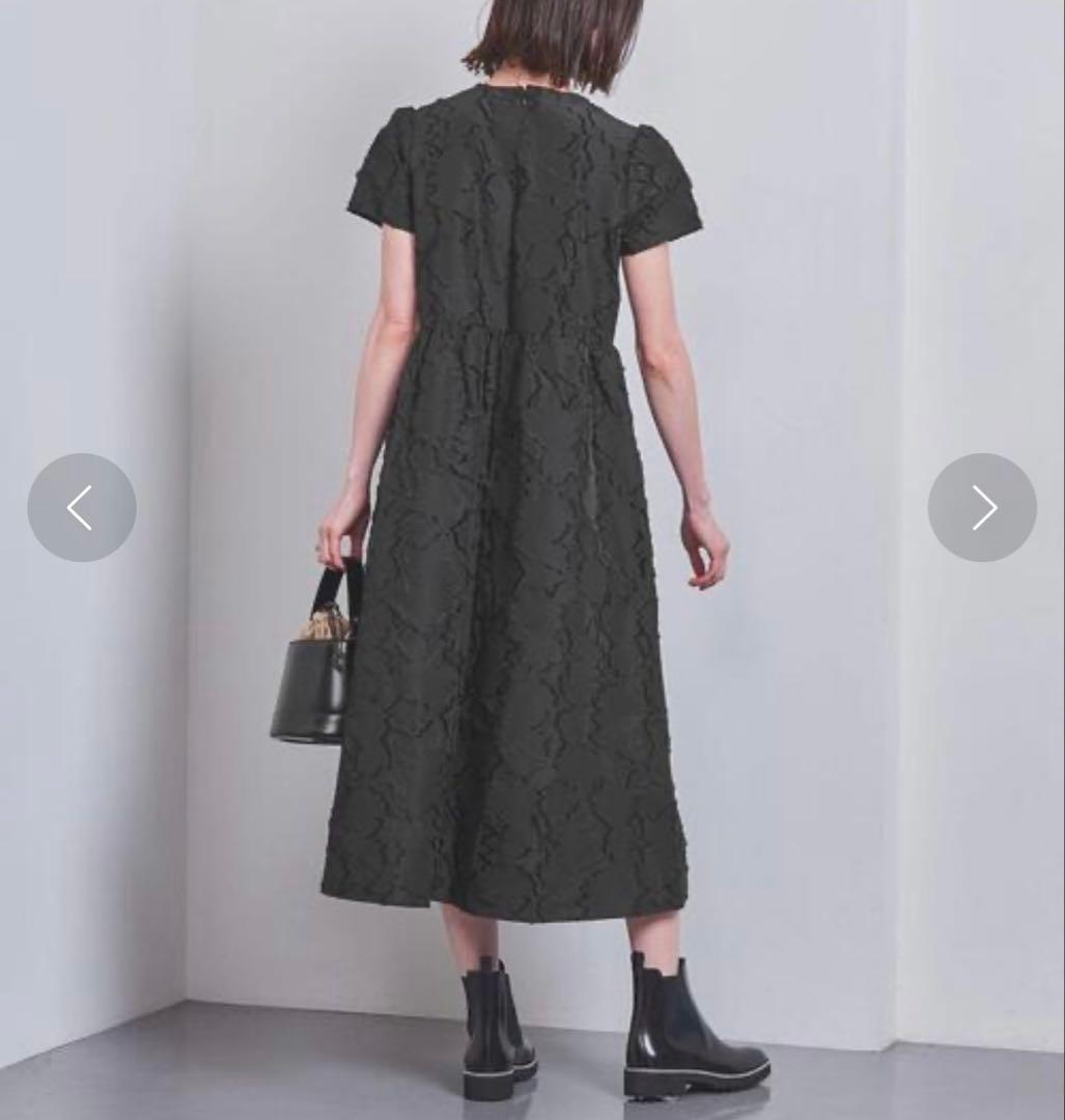 aiaiUNITED ARROWS /ジャカードショートスリーブワンピース