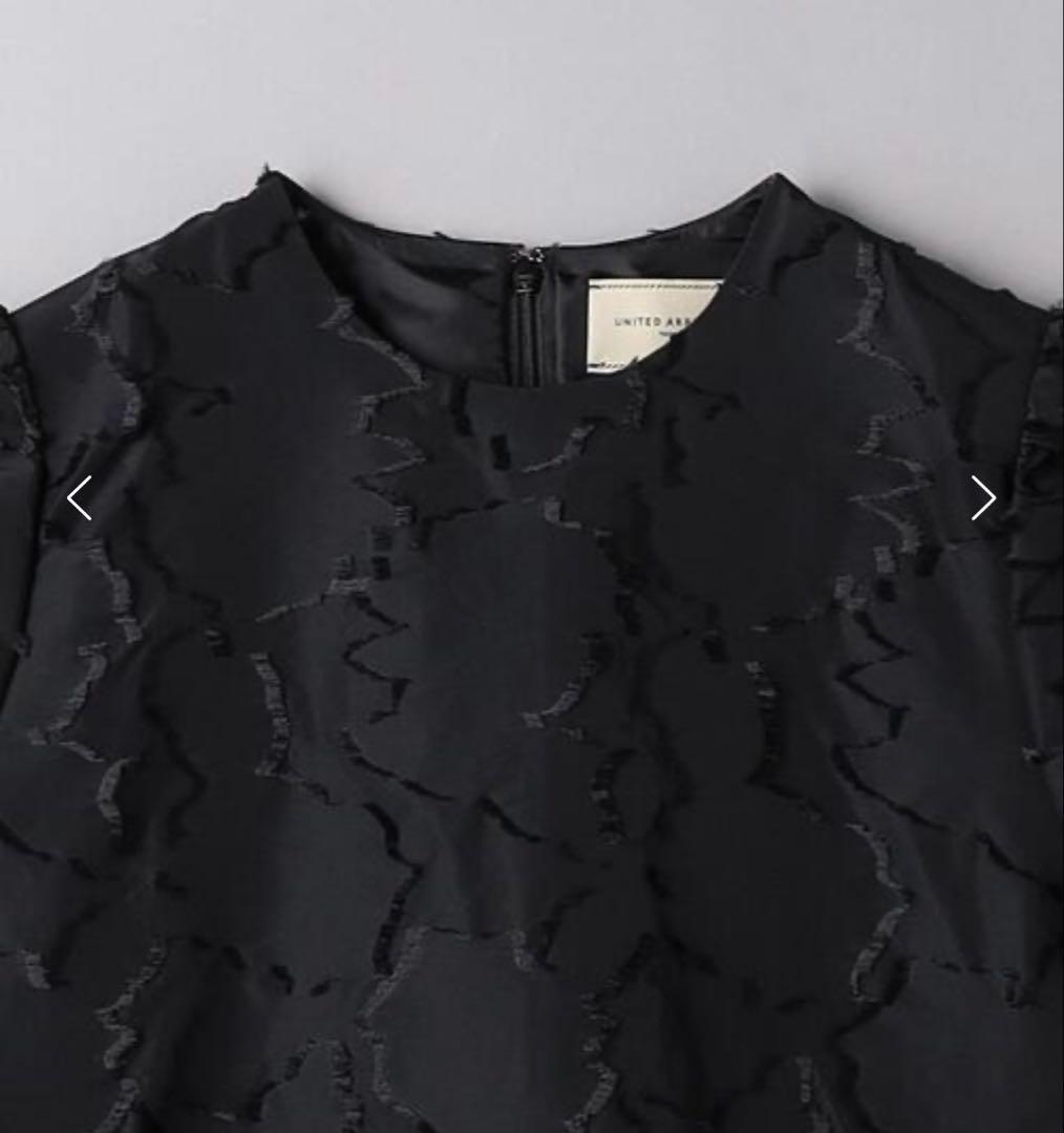 aiaiUNITED ARROWS /ジャカードショートスリーブワンピース