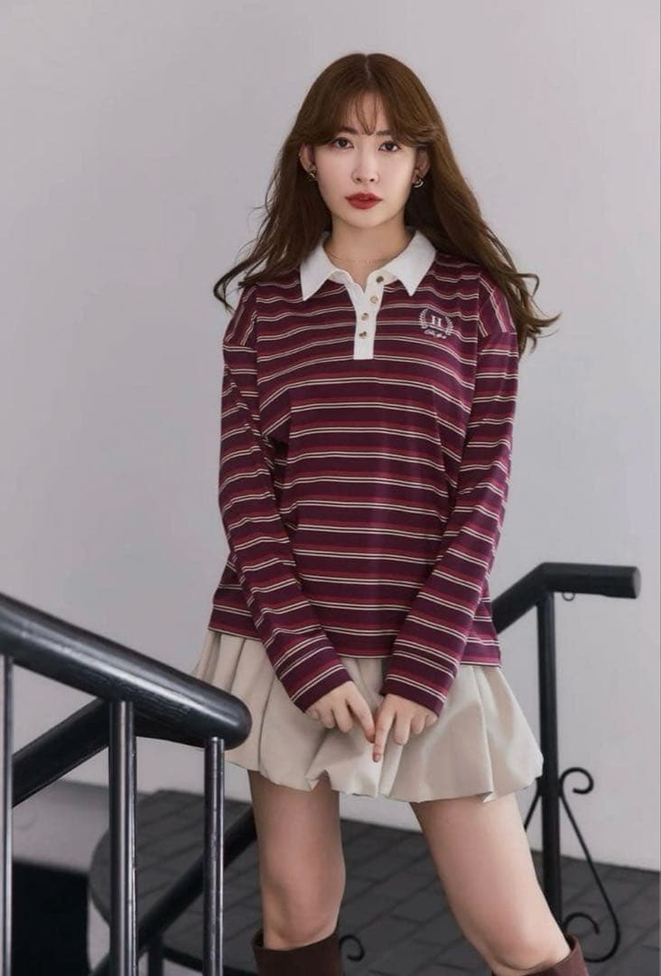 トップス herlipto Laurel Emblem Polo Shirt