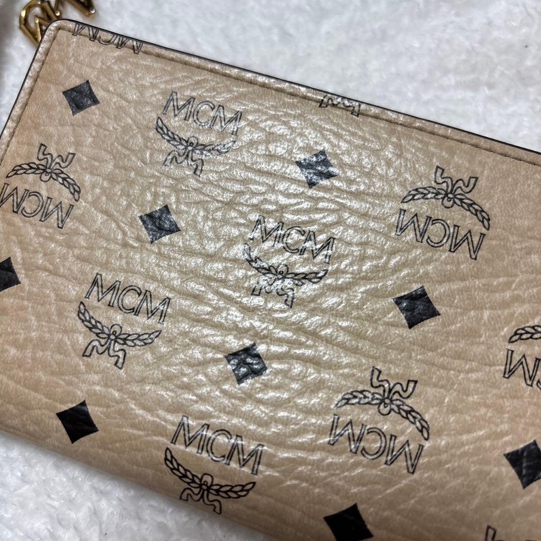 MCM ヴィセトス　長財布　ピンク　美品　正規品