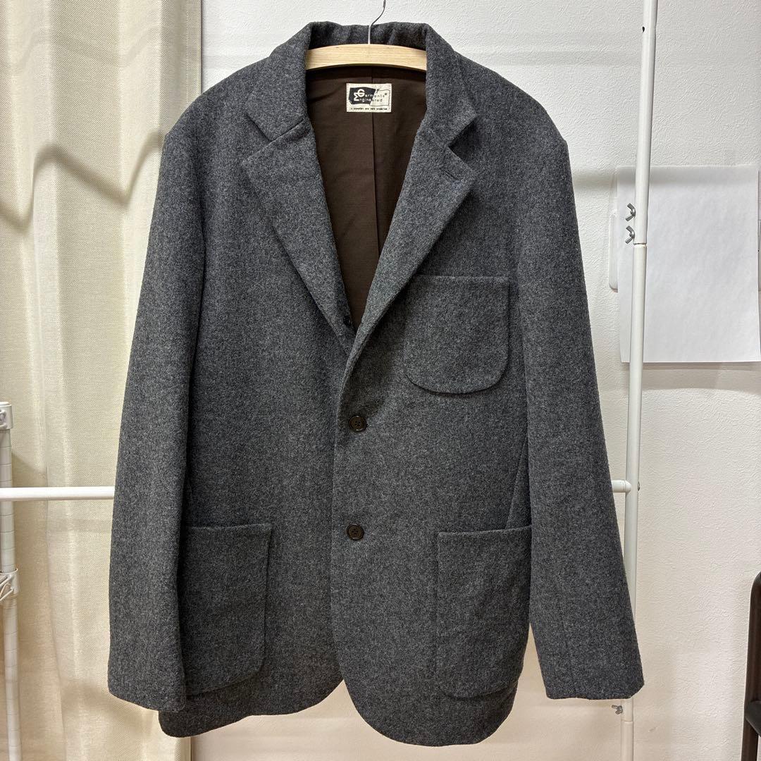 Engineered Garments グレー ウールテーラードジャケット XL