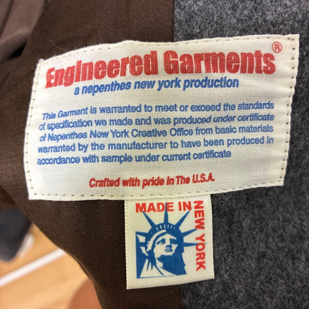 Engineered Garments グレー ウールテーラードジャケット XL