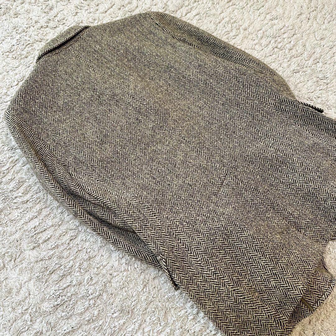 ラルフローレン【カシミヤ混ツイード／ヘリンボーン＆ネップ】テーラードジャケット