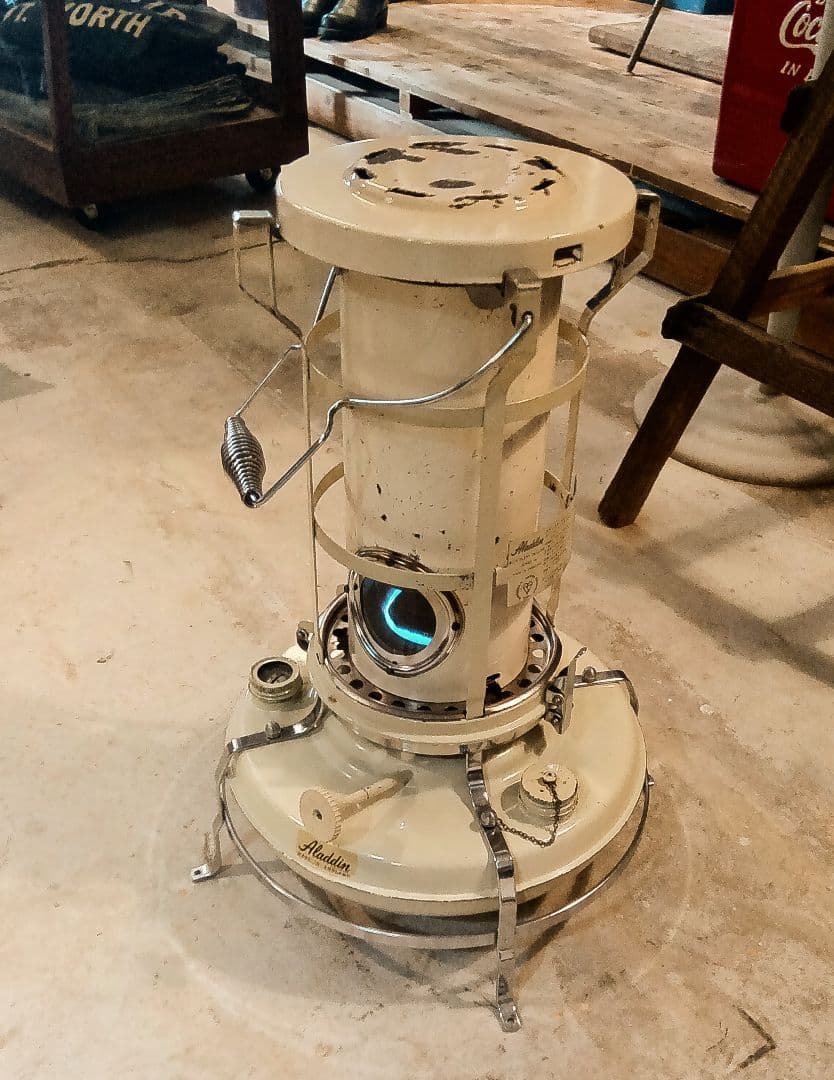 60s ビンテージ 実働 アラジンストーブ 16前期デラックス 英国製