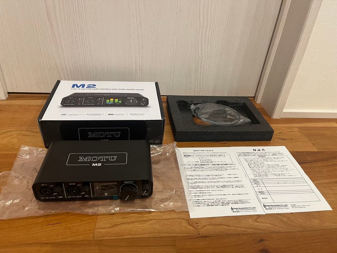 本日のみ値下げ【完品・美品】MOTU M2 オーディオインターフェース