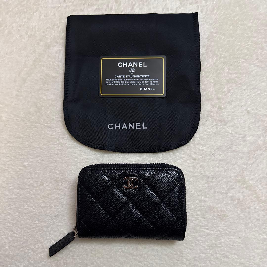むーさん CHANEL ノベルティブラック キルティング ケース