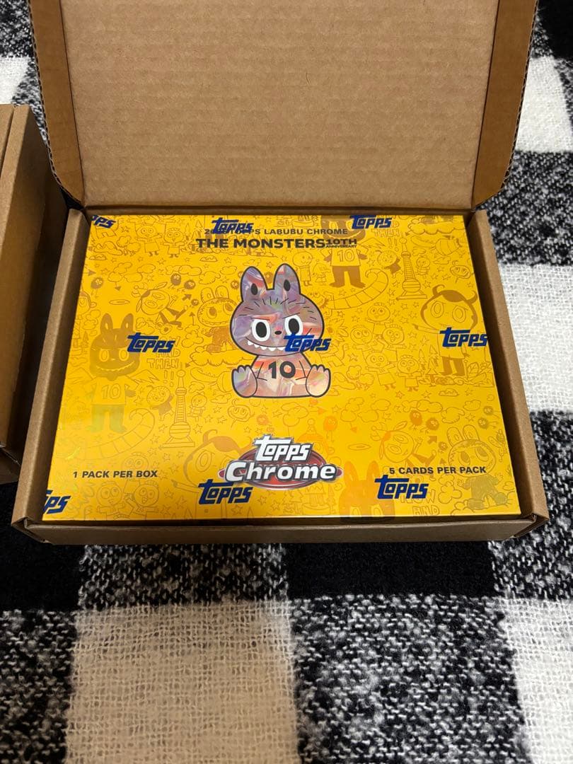 Topps chrome Labubu 3box 未開封 セット