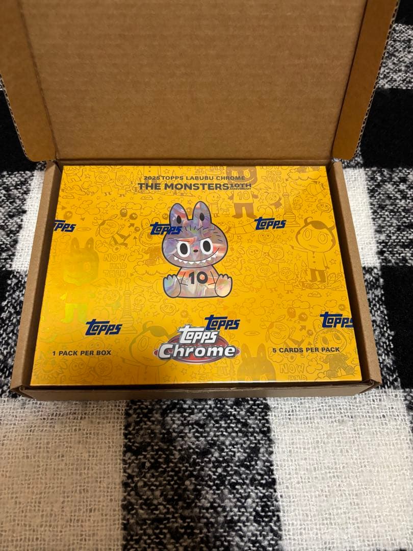 Topps chrome Labubu 3box 未開封 セット