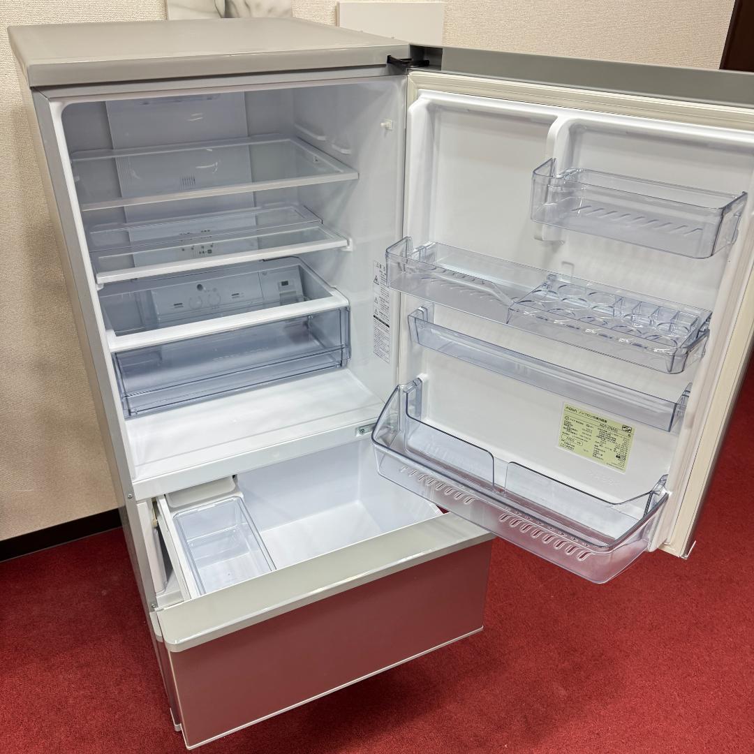 東京23区送料無料　超美品アクア2022年製3ドア冷蔵庫272L　洗浄/除菌済み