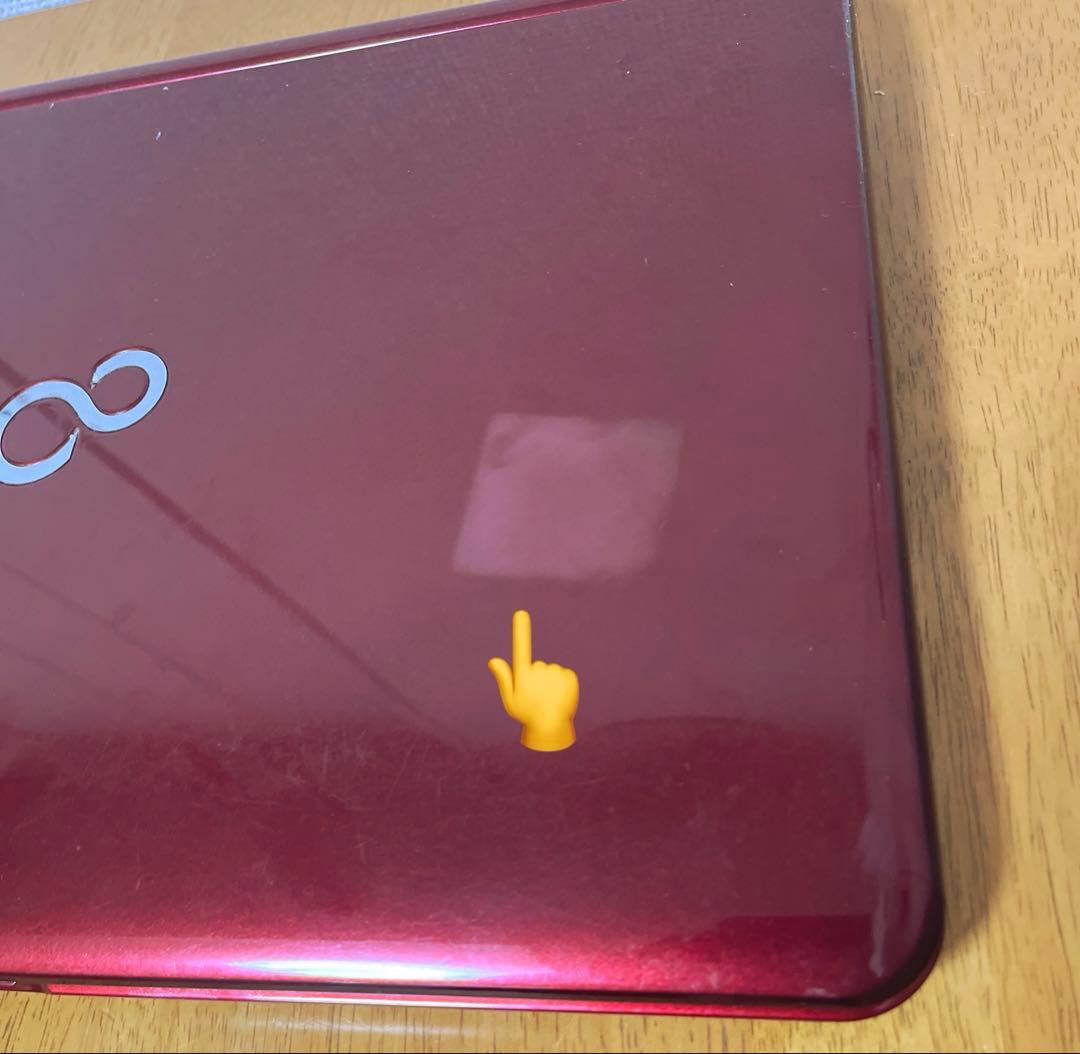 ノートパソコン/ 富士通 FMVA54EN7 (ジャンク品??) 取説付き!!