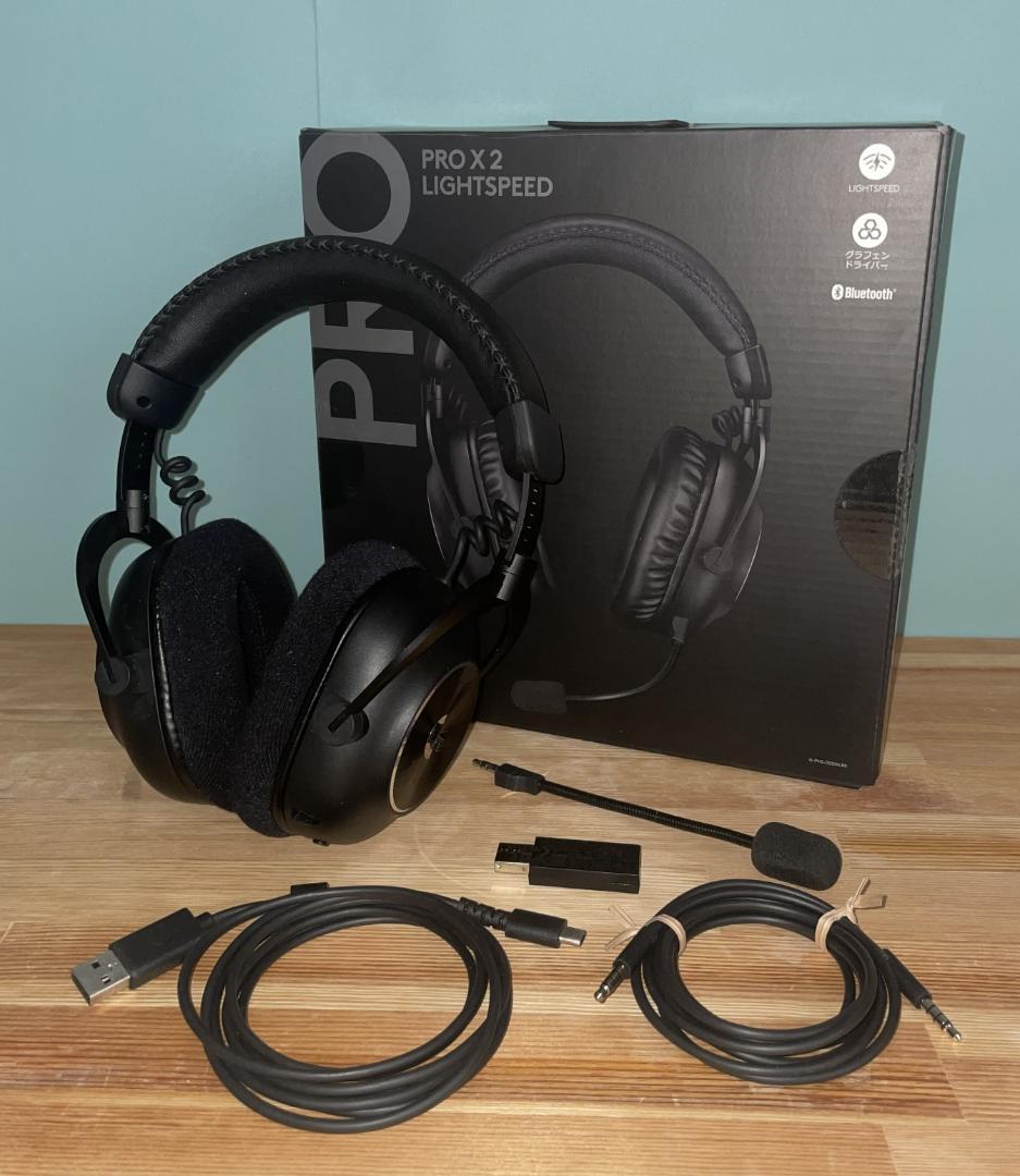 【完品、動作品】PRO X 2 LIGHTSPEED ゲーミングヘッドセット