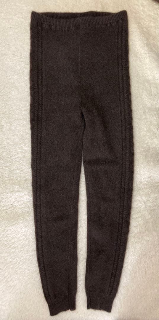 Biger ビゲル ヤク100% レギンス ダークブラウン Lサイズ レディース