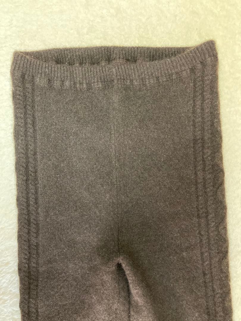 Biger ビゲル ヤク100% レギンス ダークブラウン Lサイズ レディース