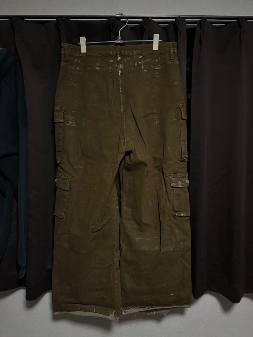 パンツ 00s brown gimmick cargo pants archive
