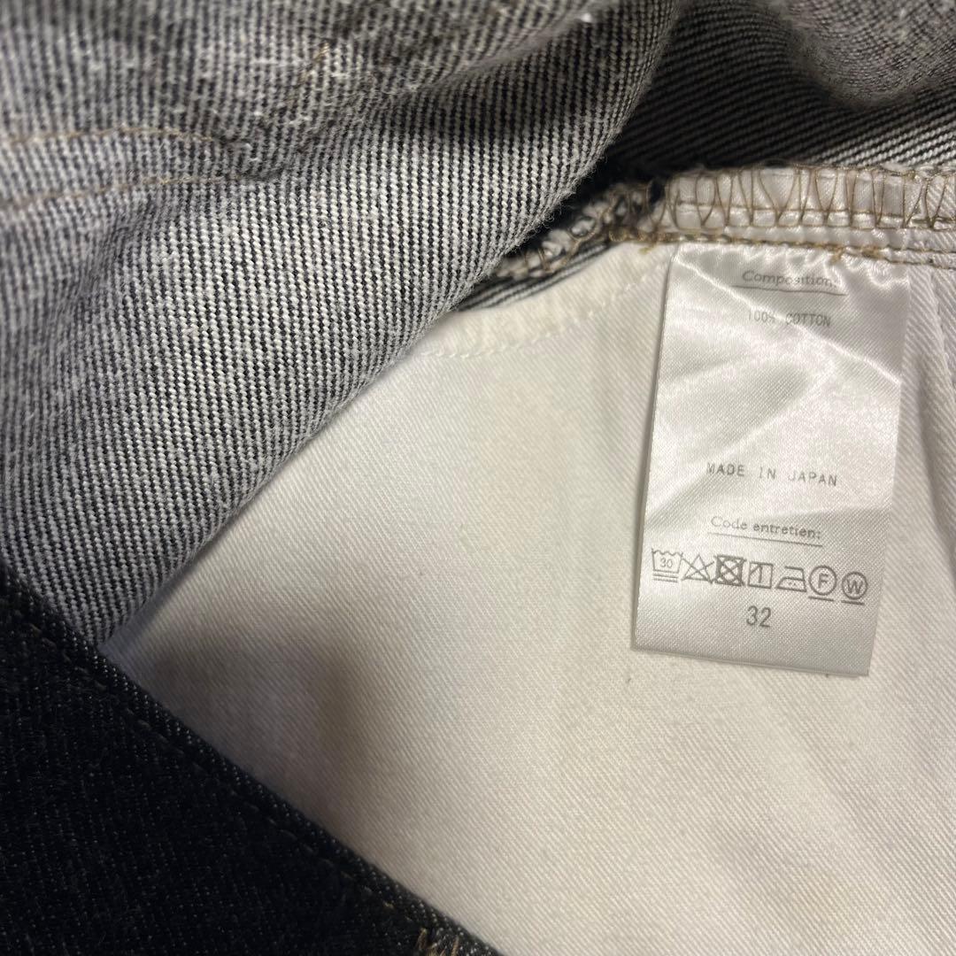 a.presse black washed denim アプレッセ　デニム