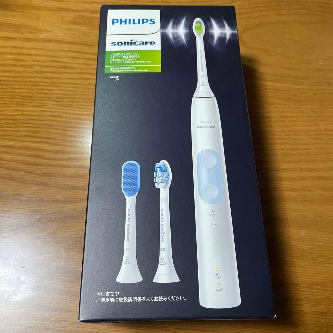電動歯ブラシ プロテクトクリーン プラス ホワイト HX6421/12 ソニケア